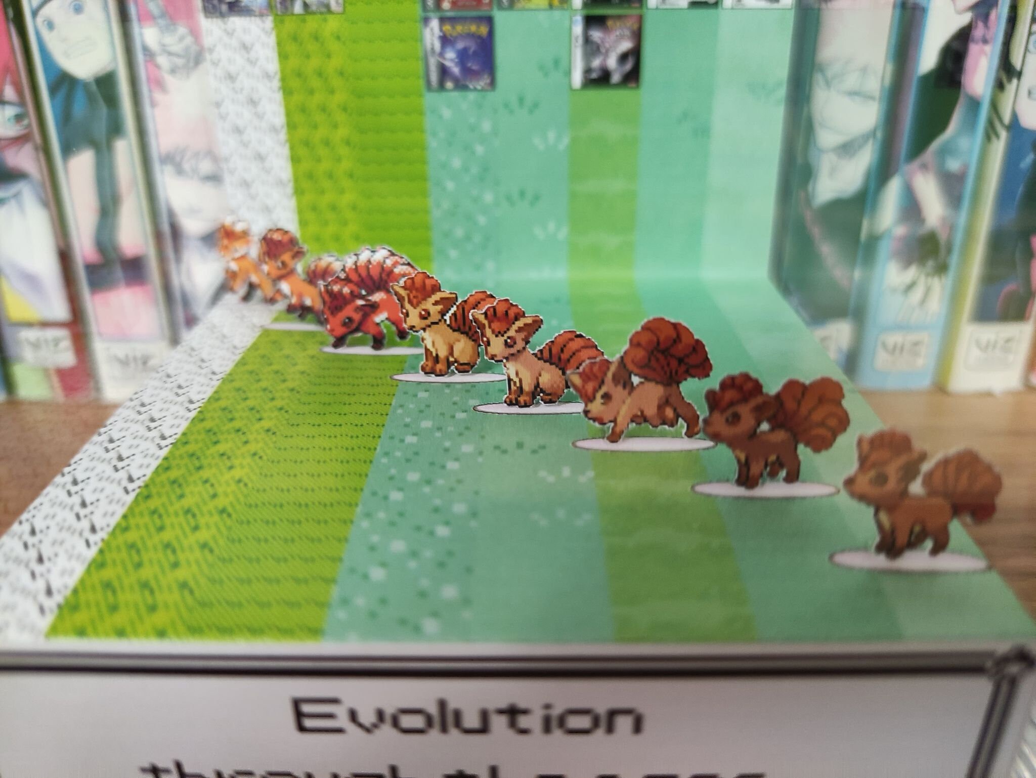 Generation Vulpix, Vulpix 3D Diorama Cube, Vulpix Handmade Crystal Diorama Cube, Vulpix Unique Gift for Gamers