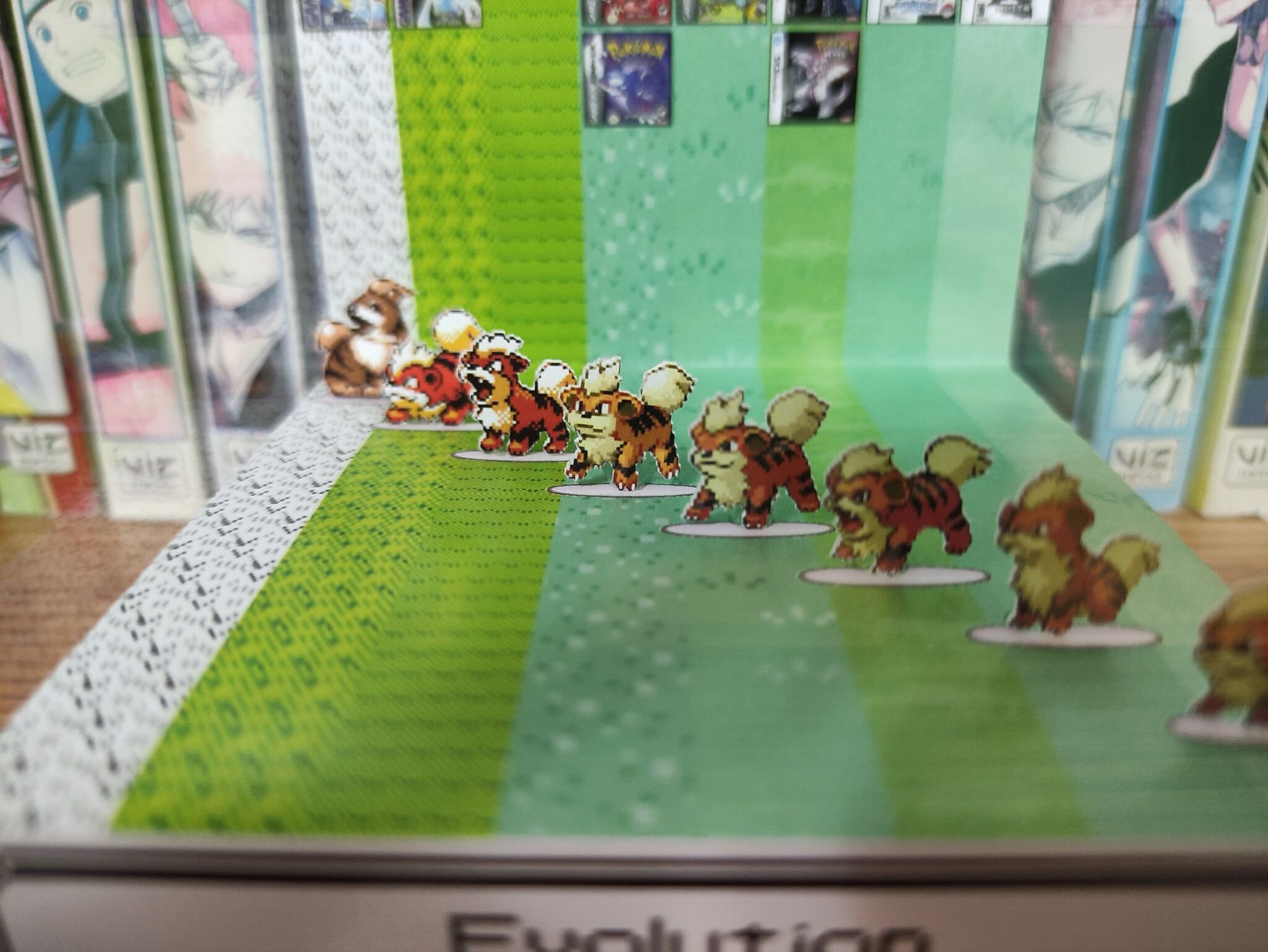 Generation Growlithe, Growlithe 3D Diorama Cube, Growlithe Handmade Crystal Diorama Cube, Growlithe Unique Gift for Gamers