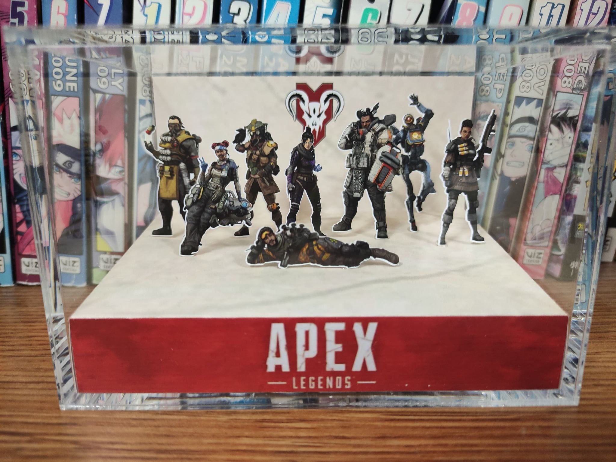 Apex Legends Original (Apex Legends), Mirage, Bangalore, Lifeline, Wraith-Diorama Cube, Handmade Crystal Diorama Cube,Unique Gift for Gamers