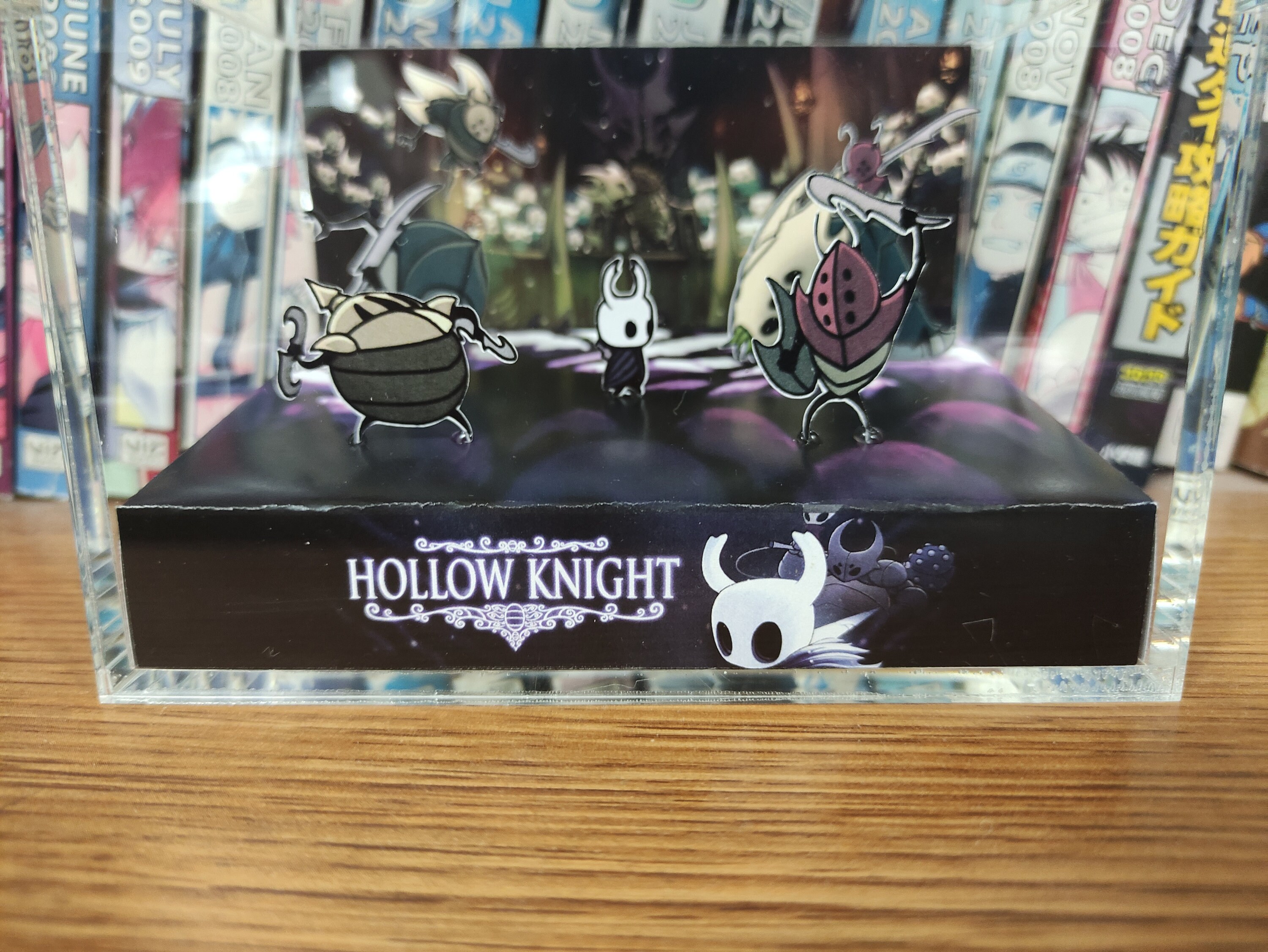 Hollow Knight Diorama - Hollow Knight Trial of the Fool, Hollow Knight 3D Diorama Cube, Handmade Crystal Diorama Cube, Gift for Gamers